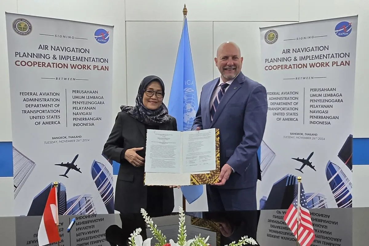 AirNav Indonesia dan AS Tingkatkan Keselamatan Penerbangan