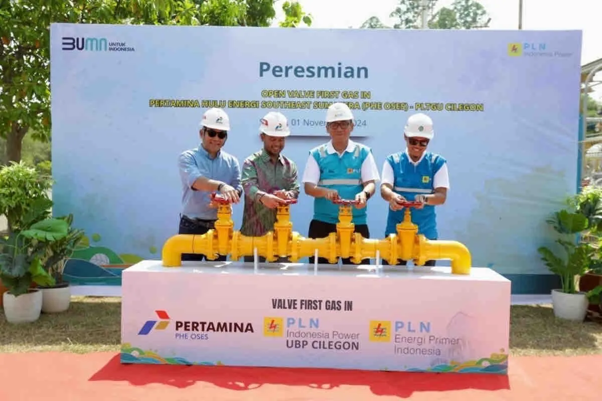 PHE OSES Pasok Gas ke PLTGU Cilegon