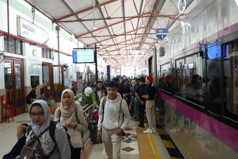 Libur Panjang Waisak, Penumpang KA di KAI Daop 7 Madiun Meningkat