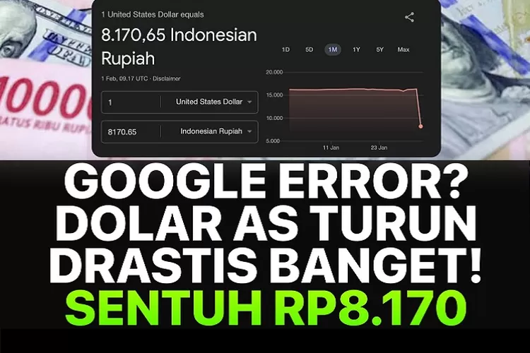 Kurs Mata Uang Eror, Ini Yang Dilakukan Google