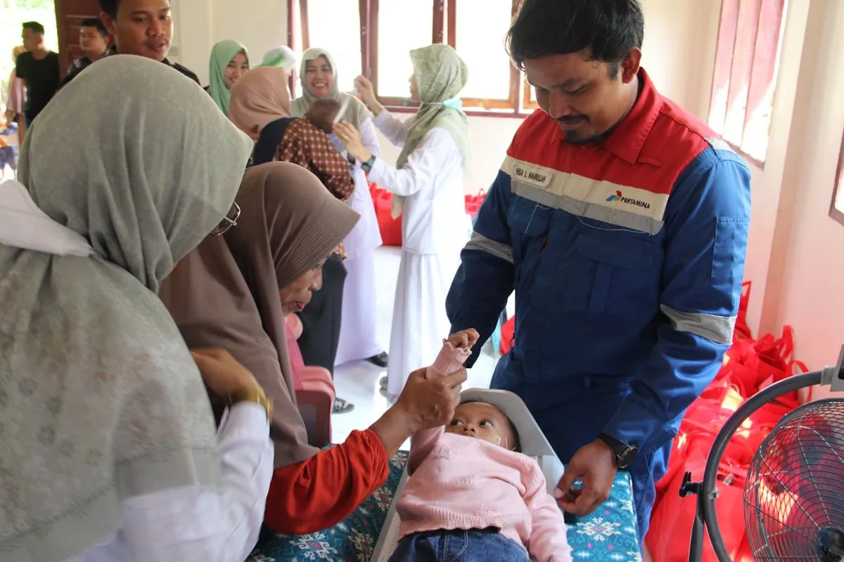 Wujudkan Generasi Emas, Pertagas Bantu Tingkatkan Gizi Anak