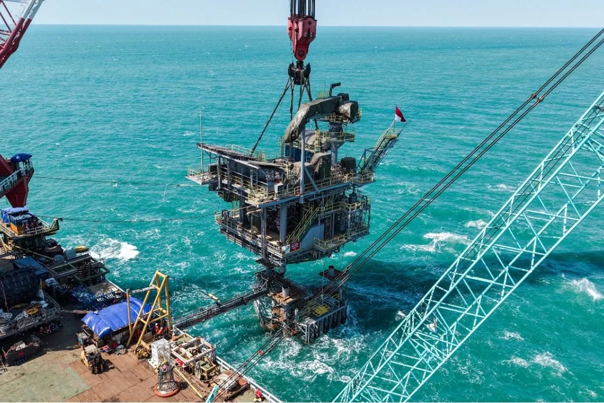 Pertamina Rampungkan Anjungan Lepas Pantai untuk Lapangan Migas OO-OX