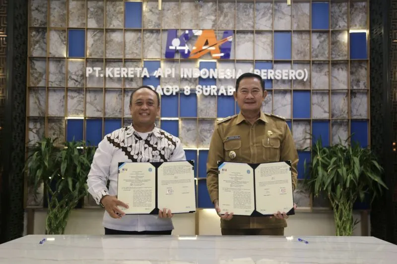 Pemkab Lamongan Kerja Sama dengan KAI Daop 8 Untuk Penataan Kawasan Jalur KA