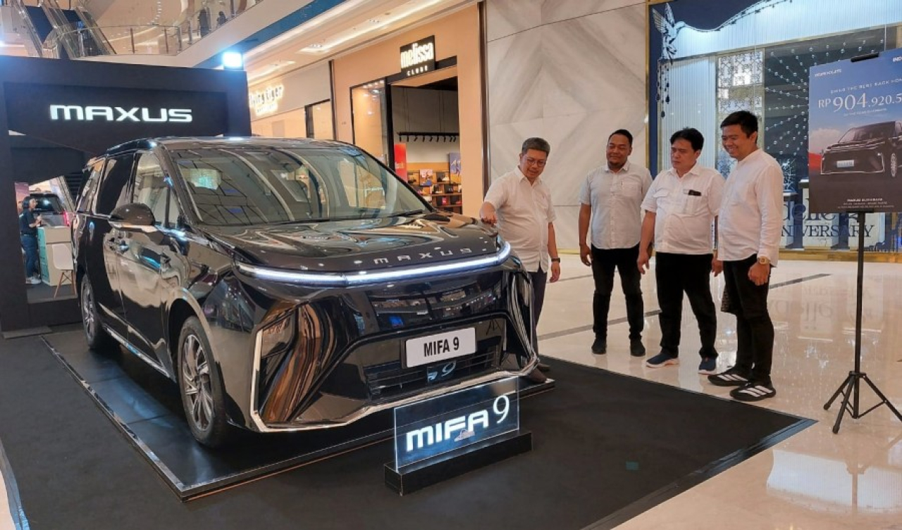 Pameran yang berlangsung 27 Oktober hingga 2 November 2025 ini menampilkan dua model unggulan Maxus, yaitu MIFA 7 dan MIFA 9 --kendaraan listrik MPV premium
