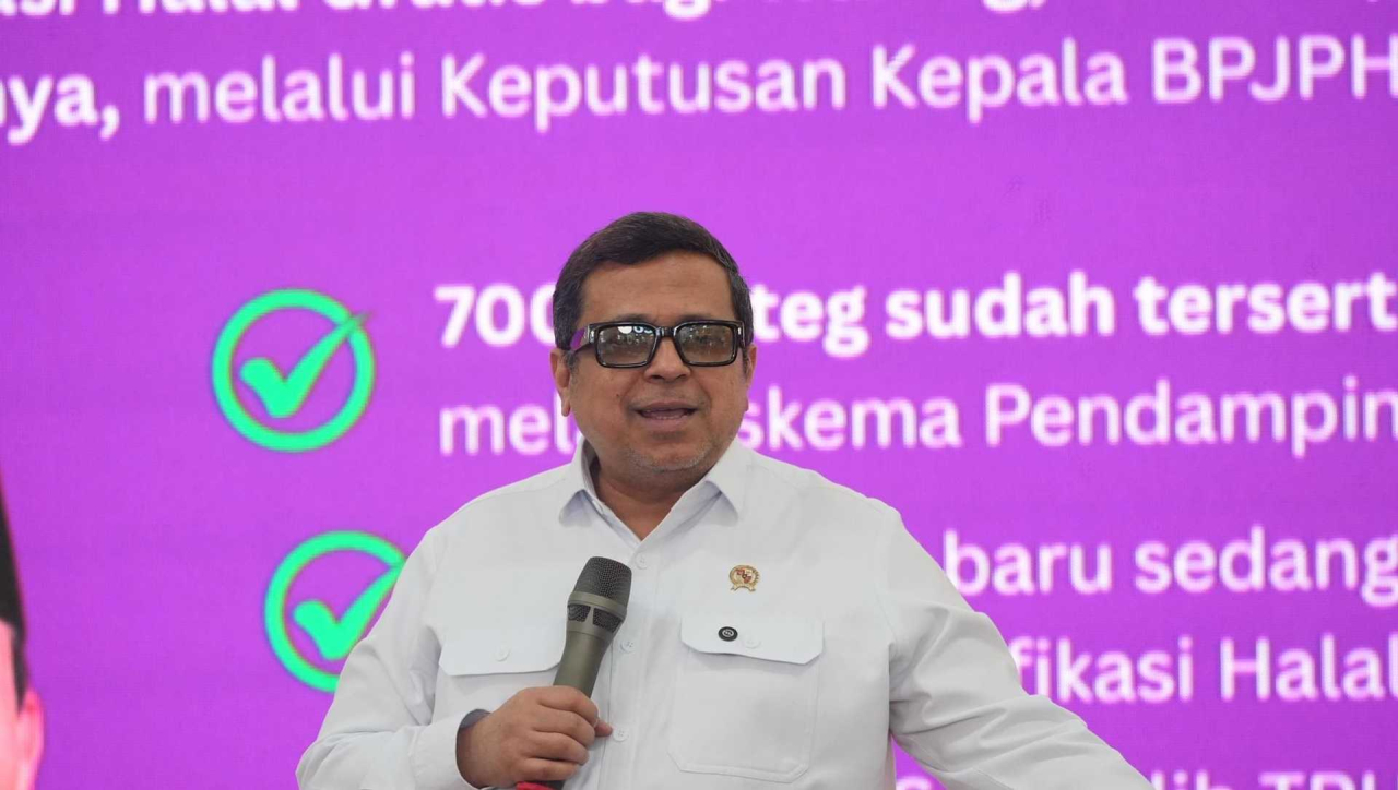 Kepala Badan Penyelenggara Jaminan Produk Halal (BPJPH) Ahmad Haikal Hasan
