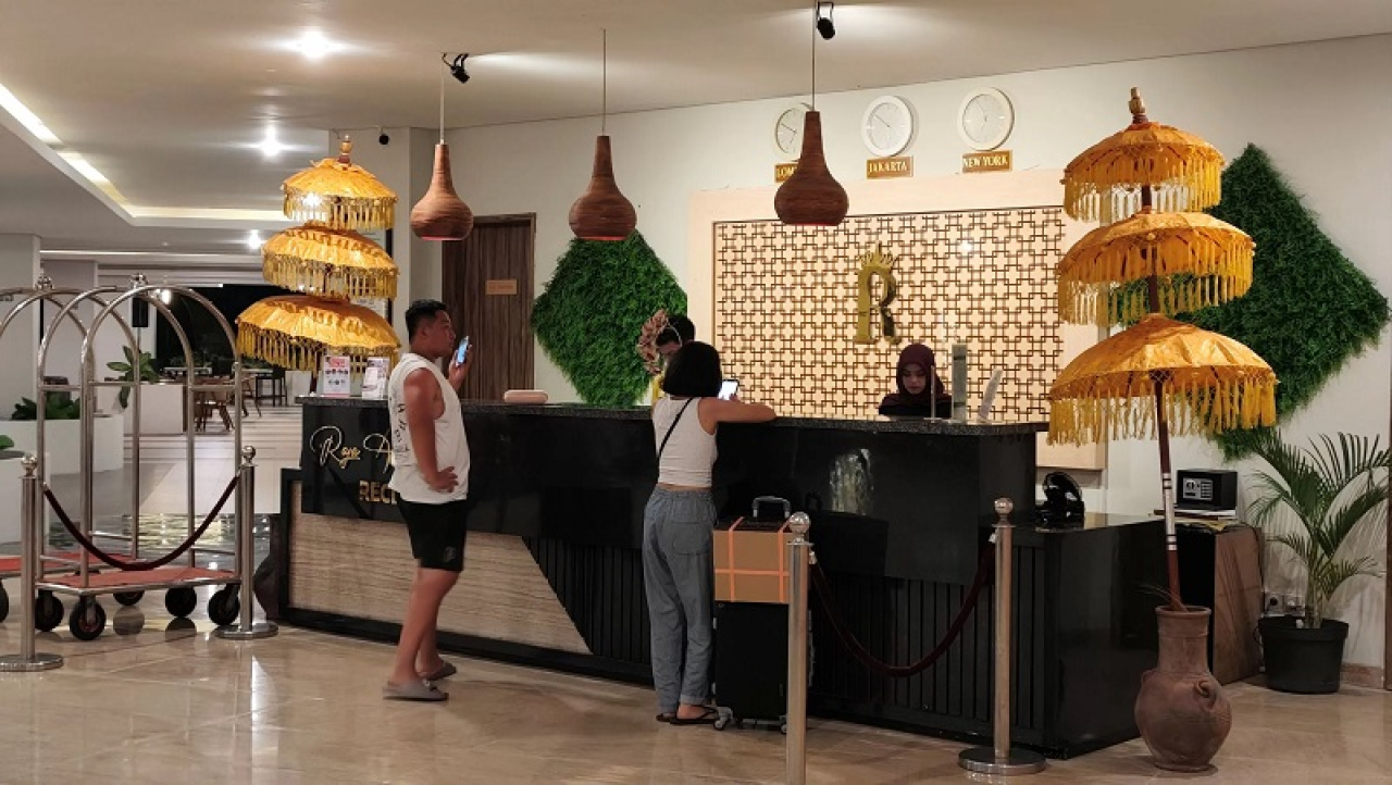 Tamu hotel di Lombok kawasan Mandalika