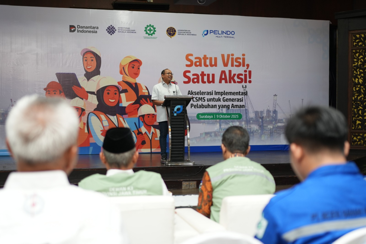 Pelindo Multi Terminal menggelar Kick Off Implementasi Contractor Safety Management System (CSMS) dengan melibatkan Perusahaan Bongkar Muat (PBM), Koperasi Tenaga Kerja Bongkar Muat (TKBM), serta regulator dari Dinas Tenaga Kerja dan Transmigrasi 
