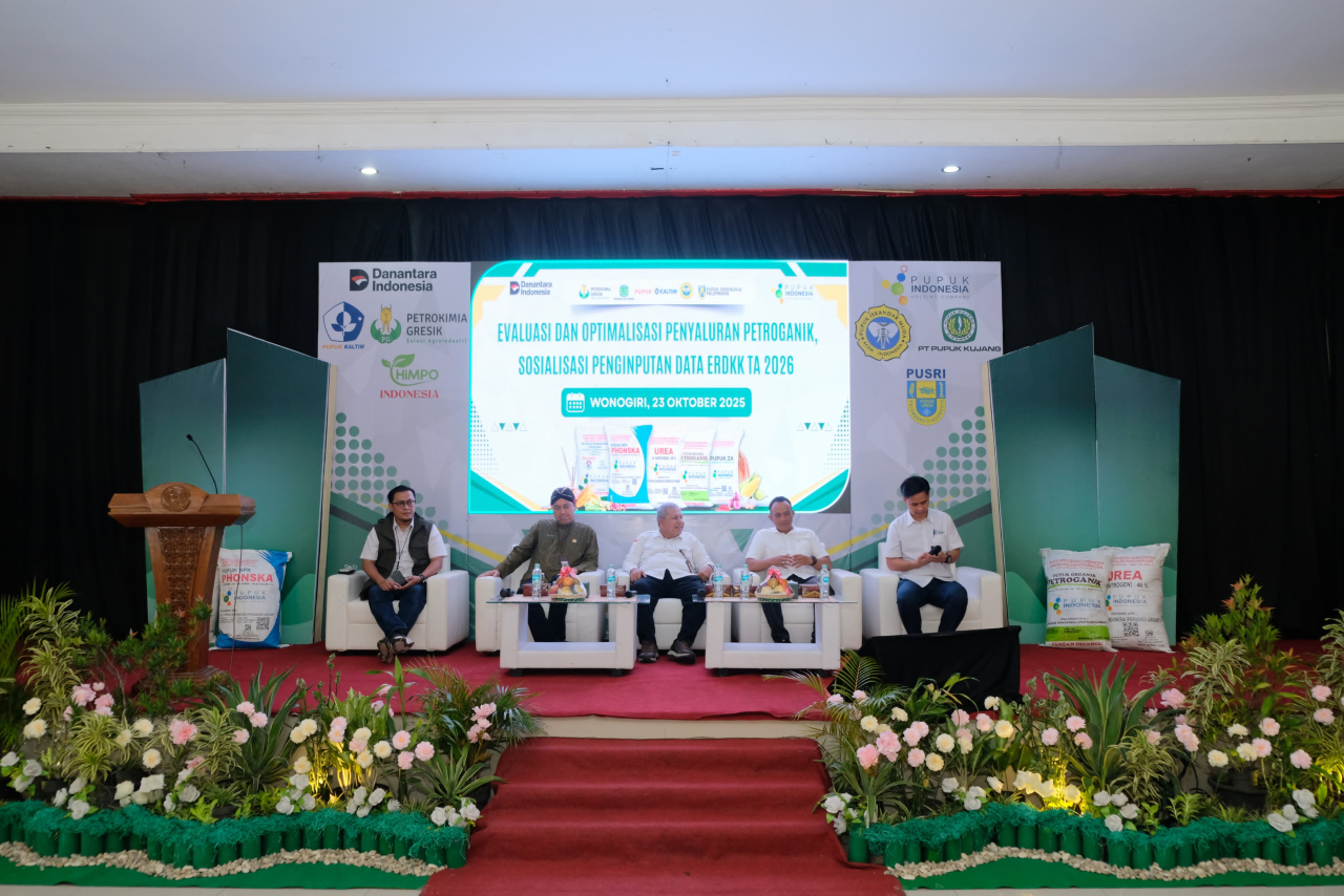 Kegiatan Sosialisasi Penyaluran Pupuk Organik Bersubsidi" di Wonogiri, Jawa Tengah