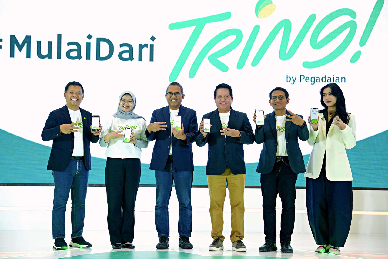 PT Pegadaian resmi meluncurkan super apps Tring! by Pegadaian sebagai langkah transformasi digital perusahaan