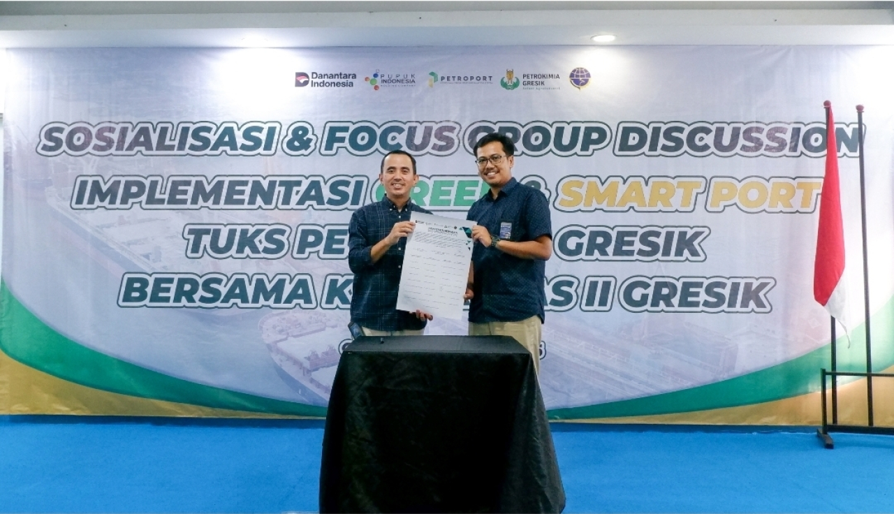 kegiatan Sosialisasi dan Focus Group Discussion (FGD) Implementasi Green and Smart Port di Terminal untuk Kepentingan Sendiri (TUKS)