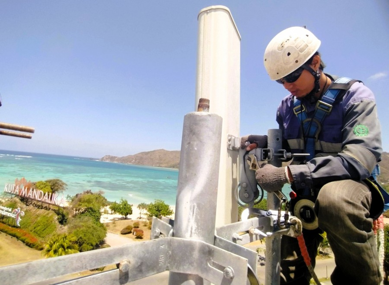 Jaringan 4G XLSMART di Lombok di Sirkuit Mandalika