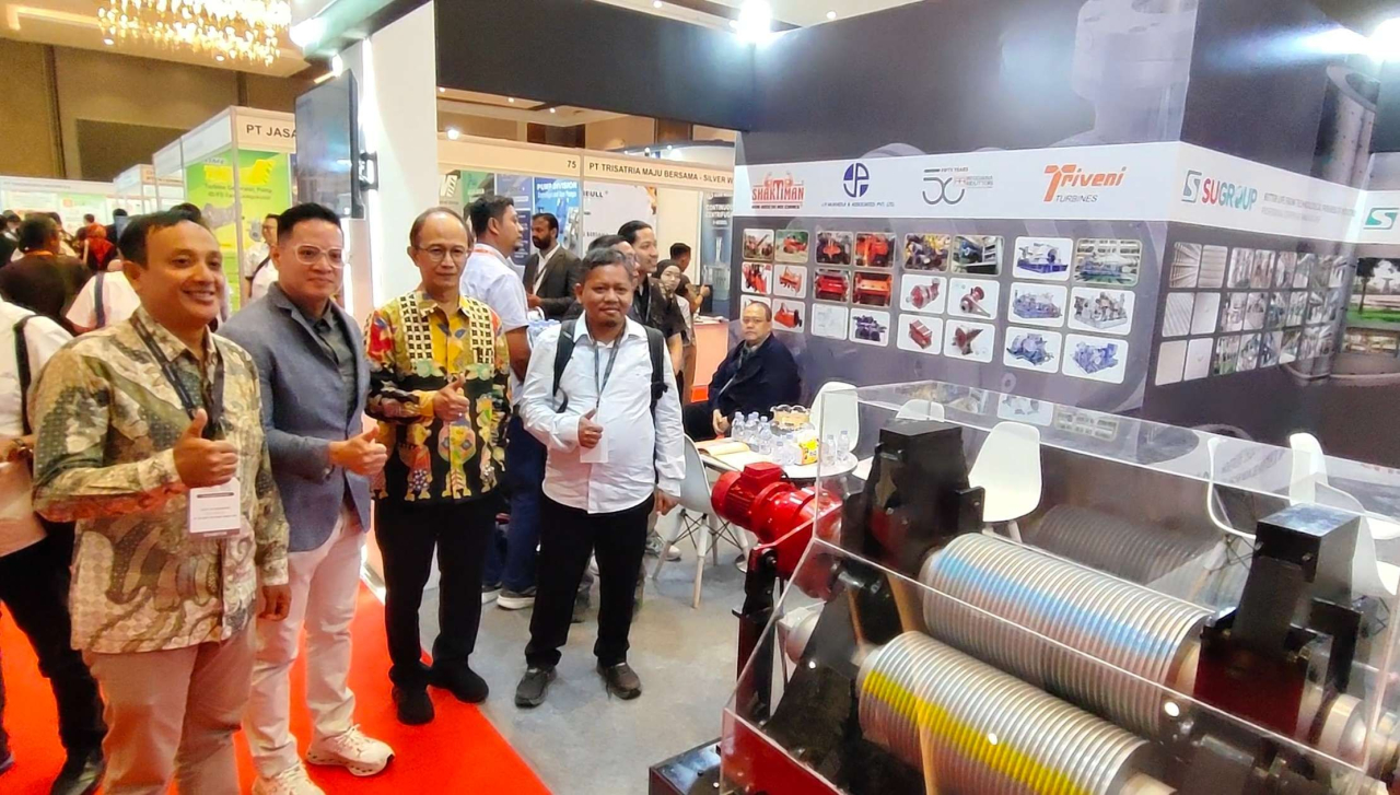 Ketua Kamar Dagang dan Industri (Kadin) Jawa Timur, Adik Dwi Putranto, saat membuka SUGAREX Indonesia 2025, pameran industri gula terbesar di Asia Tenggara yang digelar pada 12–13 November 2025 di Dyandra Convention Centre (DCC) Surabaya.