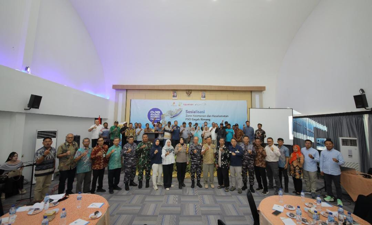 ExxonMobil Cepu Limited (EMCL) menggelar Sosialisasi Zona Keamanan dan Keselamatan FSO Gagak Rimang di Tanjung Kodok Beach Resort Paciran, Lamongan.
