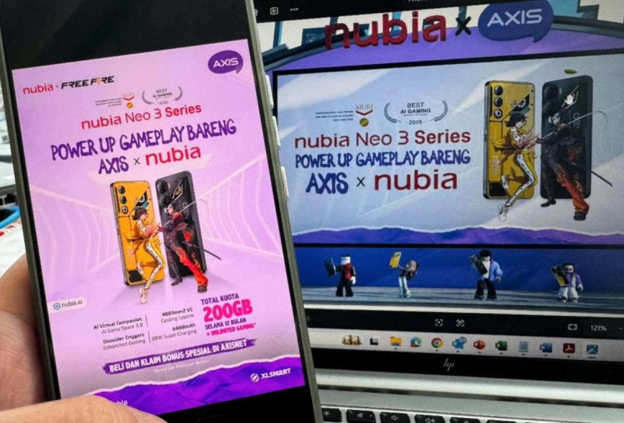AXIS melakukan kolaborasi strategis dengan nubia, meluncurkan program bundling eksklusif AXIS x nubia Neo 3 Series