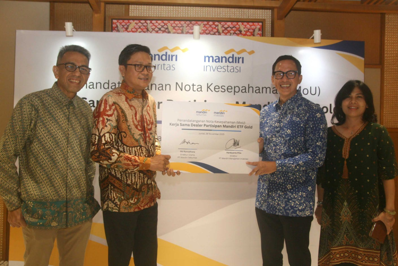 Mandiri Investasi dan Mandiri Sekuritas menyiapkan peluncuran ETF Emas Syariah pertama di Indonesia pada awal 2026, menawarkan investasi emas likuid dan sesuai syariah.