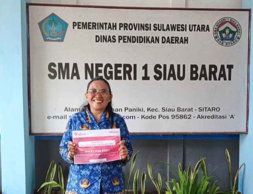 Telkom Salurkan 111.500 GB Kuota Internet ke 21 Sekolah di Wilayah 3T
