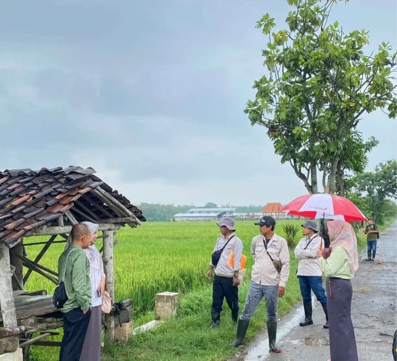 Pembangunan gedung sekolah rakyat (SR) terintegrasi 5 Ponorogo berada di selatan sirkuit ban bunder (sirkuit jurang gandul) di Kelurahan Kadipaten, Kecamatan Babadan