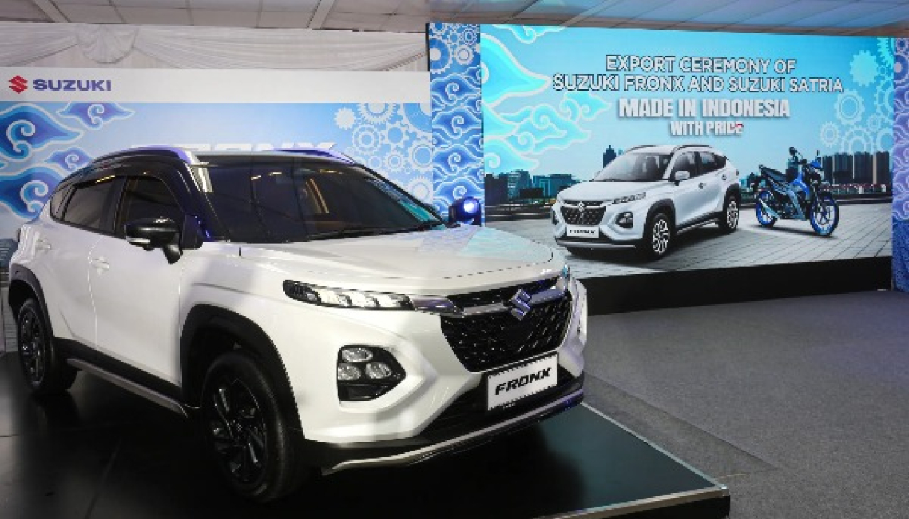 Suzuki Indonesia mulai ekspor perdana Fronx dan Satria dari Plant Cikarang, menegaskan peran Indonesia sebagai basis produksi dan ekspor utama di Asia Tenggara.Foto:Suzuki