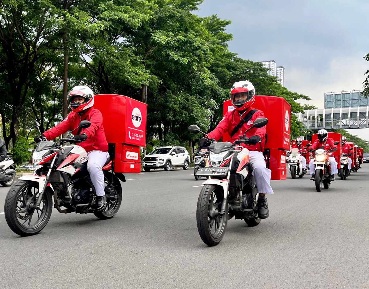MPM Honda Jatim menggelar kegiatan City Rolling Honda Care