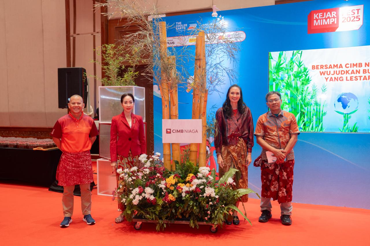 PT Bank CIMB Niaga Tbk (CIMB Niaga) kembali menghadirkan sustainability flagship event tahunan bertajuk “The Cooler Earth 2025”