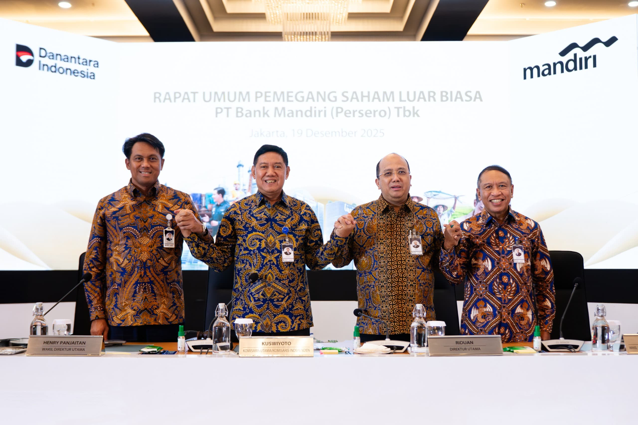 Bank Mandiri menyelenggarakan Rapat Umum Pemegang Saham Luar Biasa (RUPSLB)