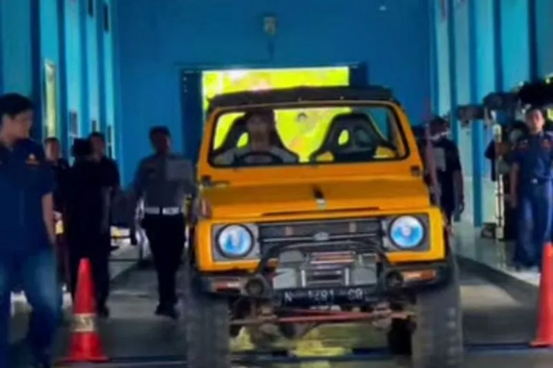 Jelang Libur Nataru, Jeep Wisata Sarangan Jalani Uji Kelaikan