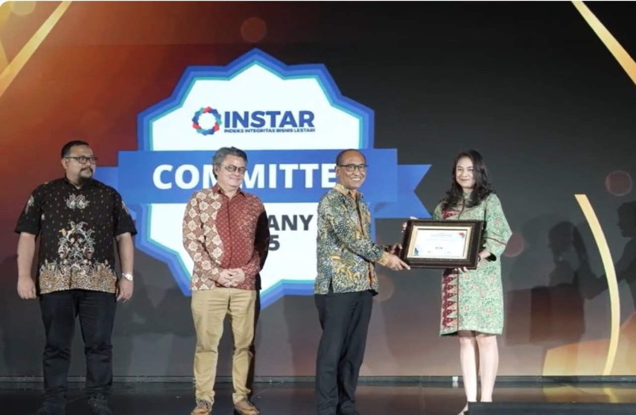 MIND ID berhasil meraih penghargaan Tempo INSTAR 2025 dengan level Committed