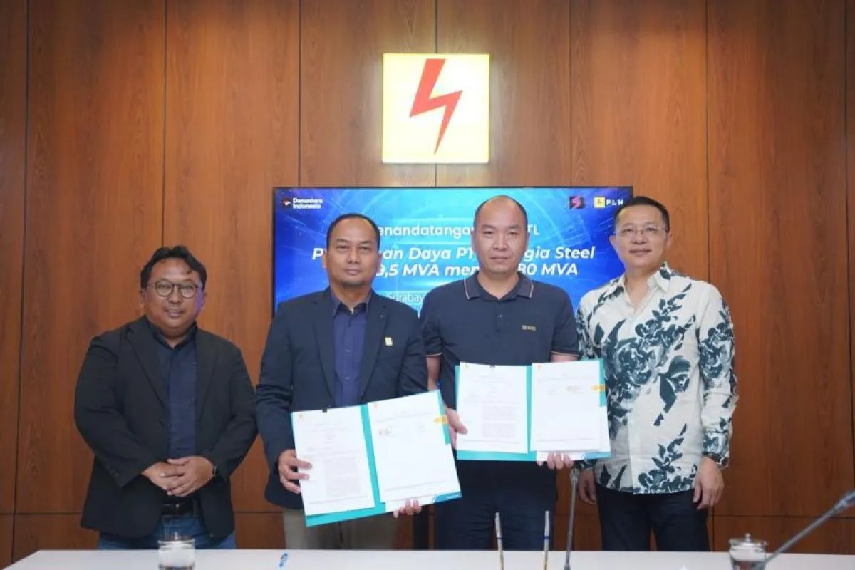 PLN Sepakati Pasok Listrik 80 MVA ke PT Bahagia Steel Gresik
