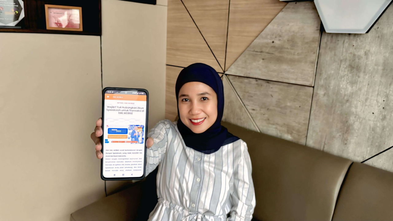 Dompet digital SpeedCash e-Wallet resmi menjalin kerja sama strategis dengan XML Mobile.