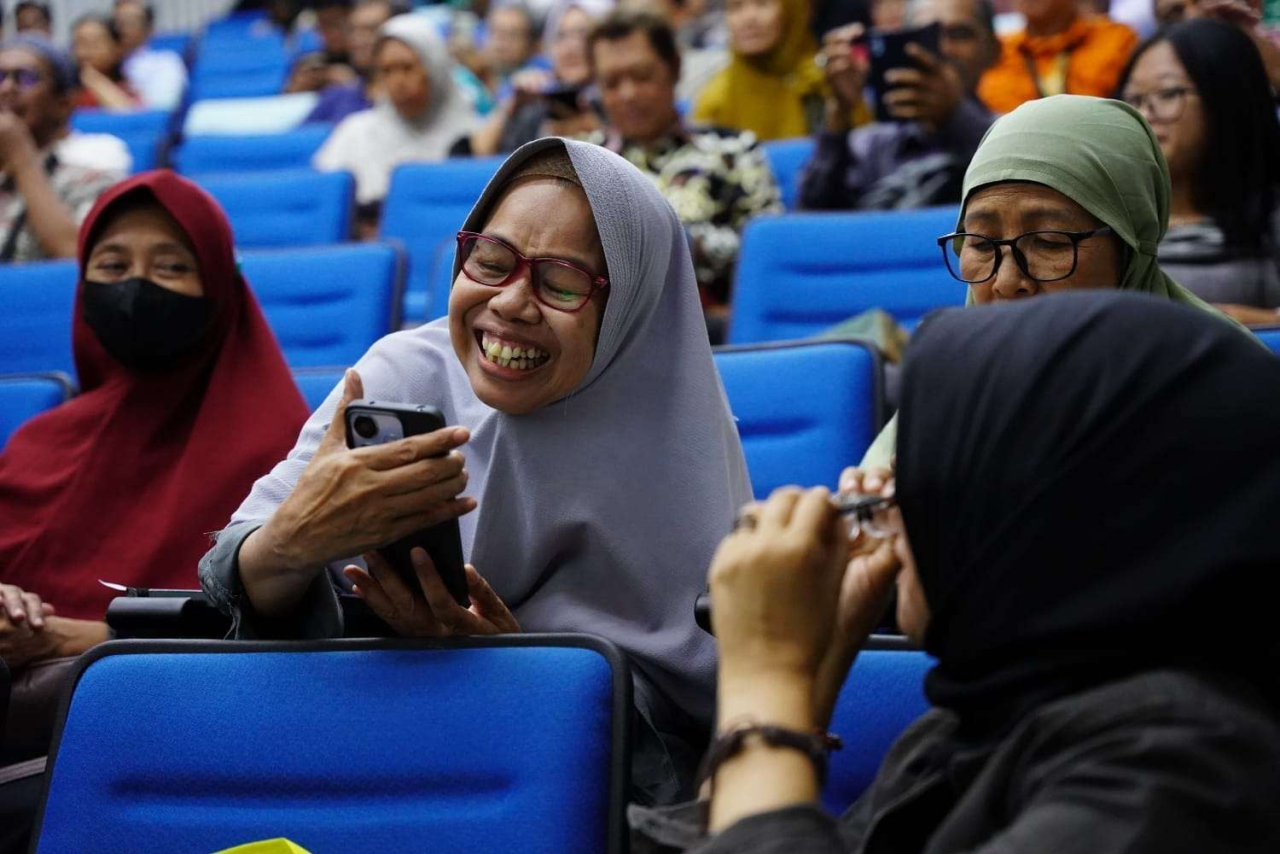 Sebanyak 100 lebih pelaku UMKM dari Jakarta dan sekitarnya mengikuti workshop literasi digital di Universitas Multimedia Nusantara (UMN).