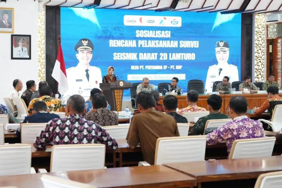 Pemkab Bojonegoro Dukung Survei Seismik 2D Lamturo untuk Cari Cadangan Migas Baru