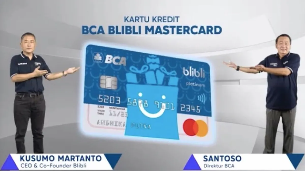 BCA dan Blibli Tiket Luncurkan Kartu Kredit Baru untuk Generasi Muda