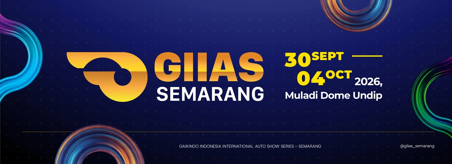 GIIAS Semarang 2026 Digelar 30 September, 19 Merek Otomotif Siap Ramaikan Muladi Dome