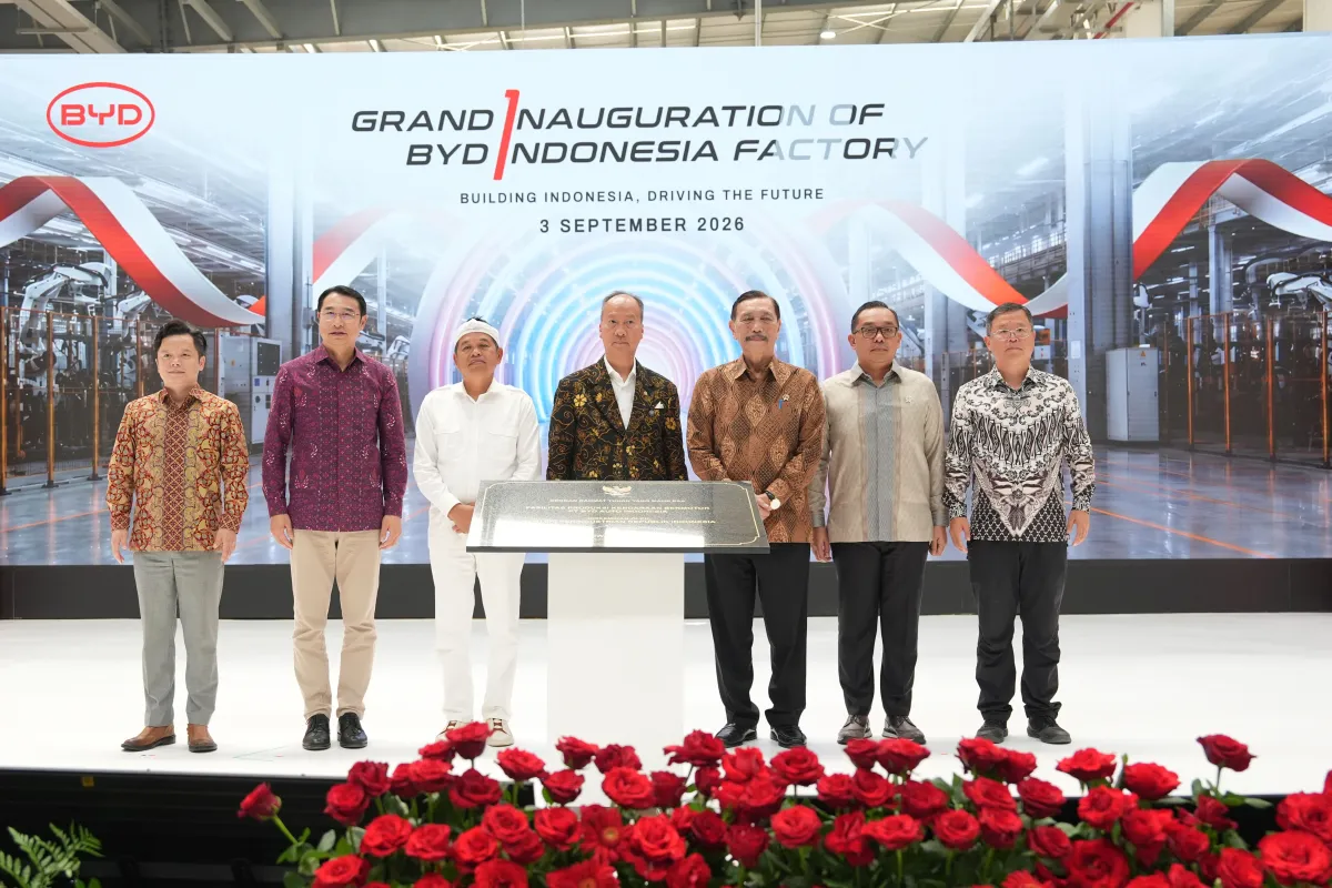 BYD Resmikan Pabrik Perakitan di Subang, Produksi Lokal Tembus 100.000 Unit