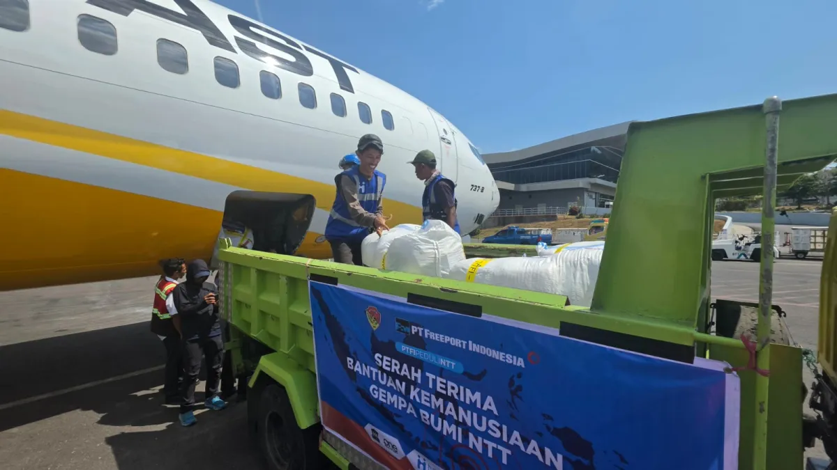 Freeport Salurkan Bantuan Rp2,5 Miliar untuk Korban Gempa NTT
