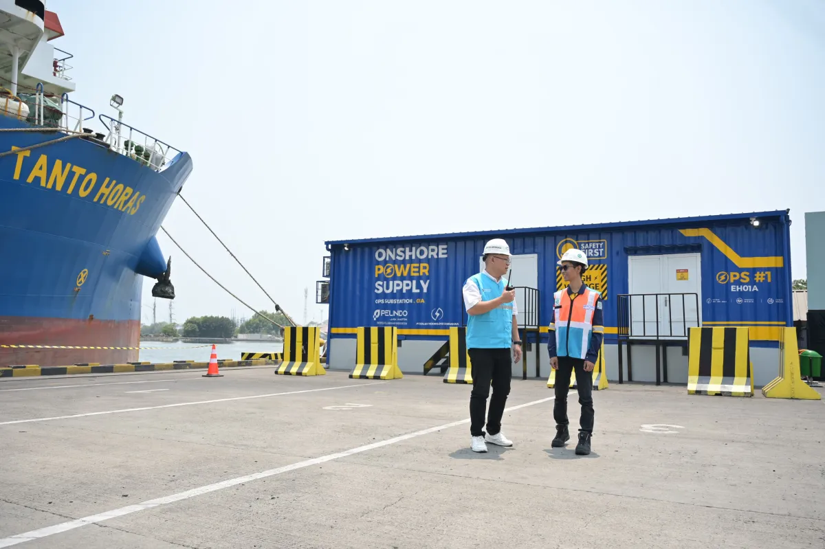 PLN dan Pelindo Perkuat Elektrifikasi Maritim Menuju Green Port, Resmikan Onshore Power Supply 1 MVA di Tanjung Priok