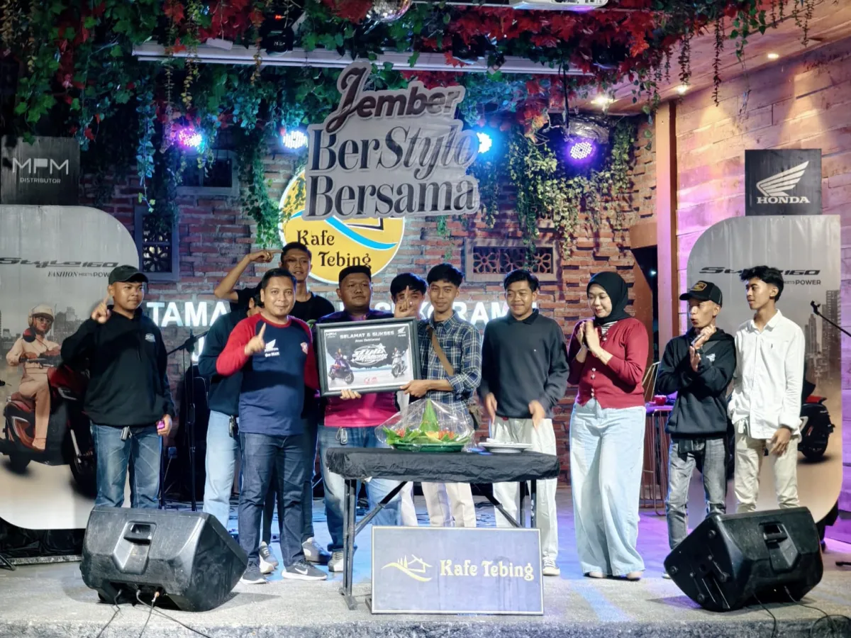 Stylo Sound Ride #TunjukkanStyleLoNyanyi, Padukan Musik dan Gaya Retro Honda Stylo 160 di Jember