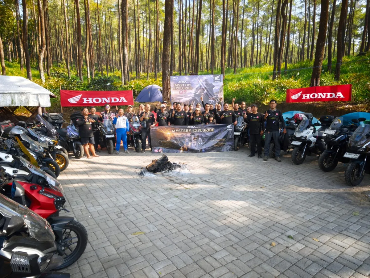ADV Mystery Ride, 30 Bikers Eksplorasi Gunung Kawi Bersama Honda ADV 160