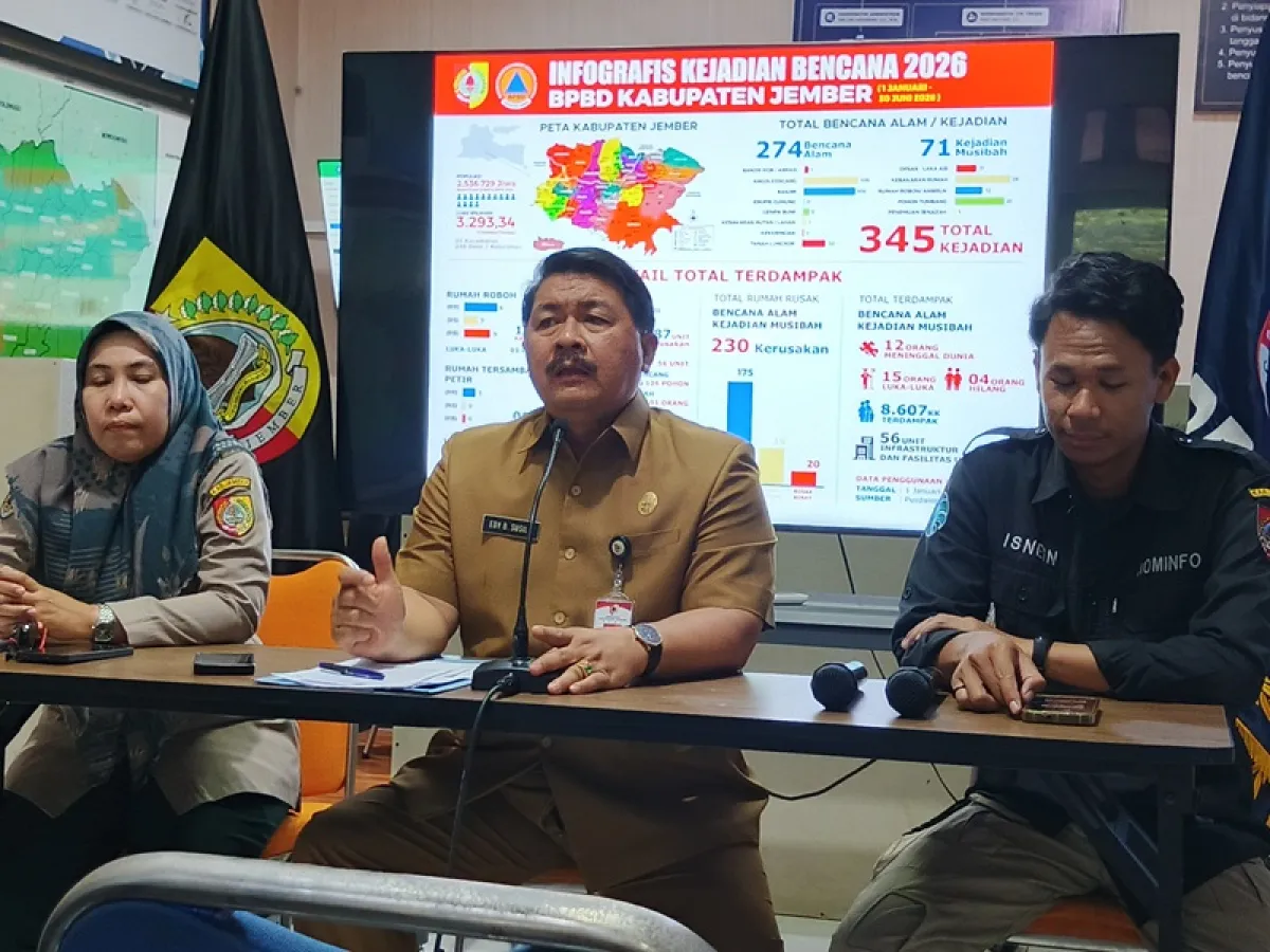 Kemarau Berpotensi hingga Oktober, BPBD Jember Perkuat Kesiapsiagaan Kekeringan