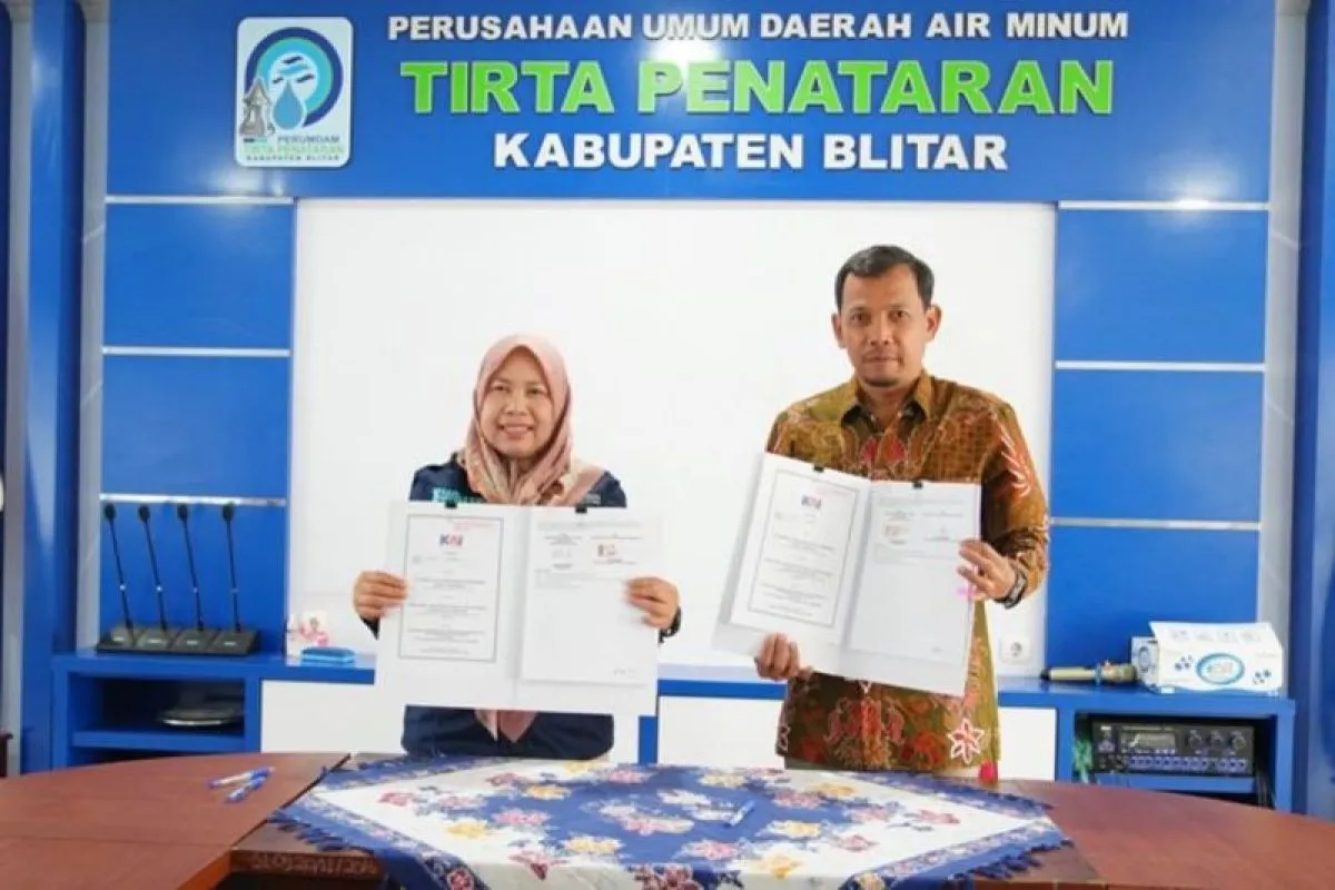 Perumda Tirta Penataran dan KAI Sepakati Kerjasama Utilitas