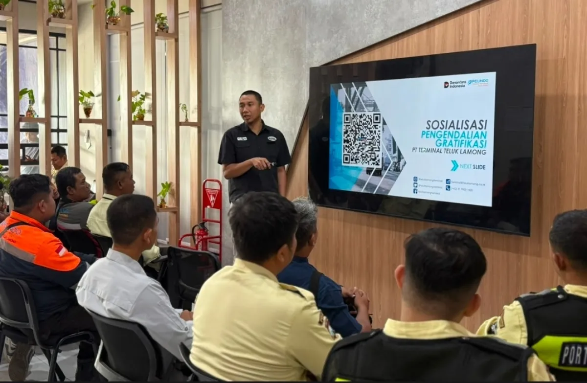 Perkuat Integritas, TTL Sosialisasikan Pengendalian Gratifikasi dan WBS kepada Personel Port Security