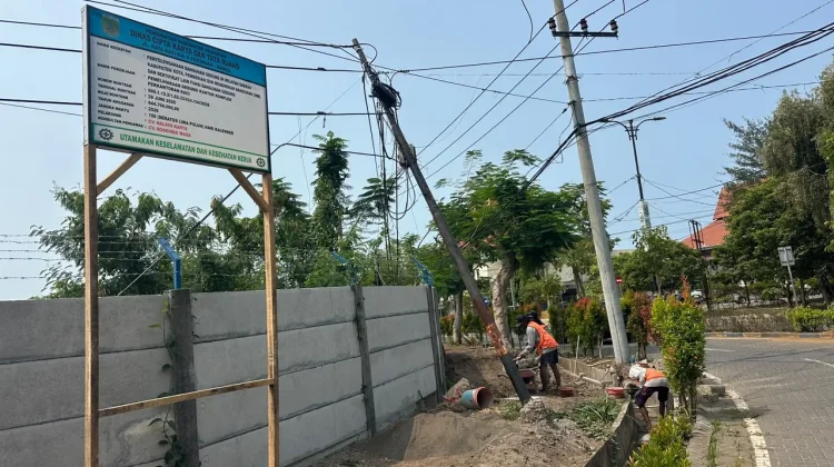 Percantik Kawasan Perkantoran, Pemkab Pasuruan Lakukan Penataan dan Pengecatan