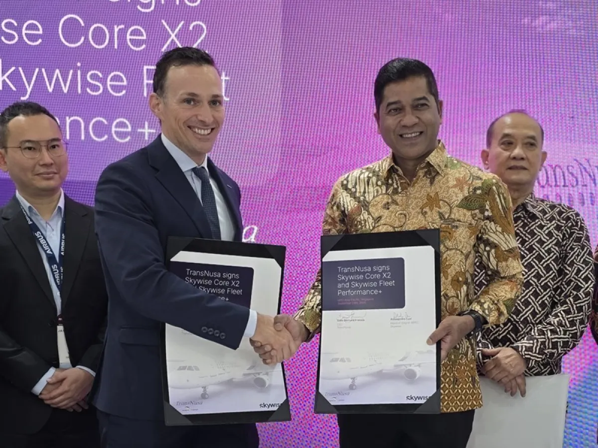 TransNusa Gandeng Skywise Bangun Ekosistem Data Penerbangan Terintegrasi