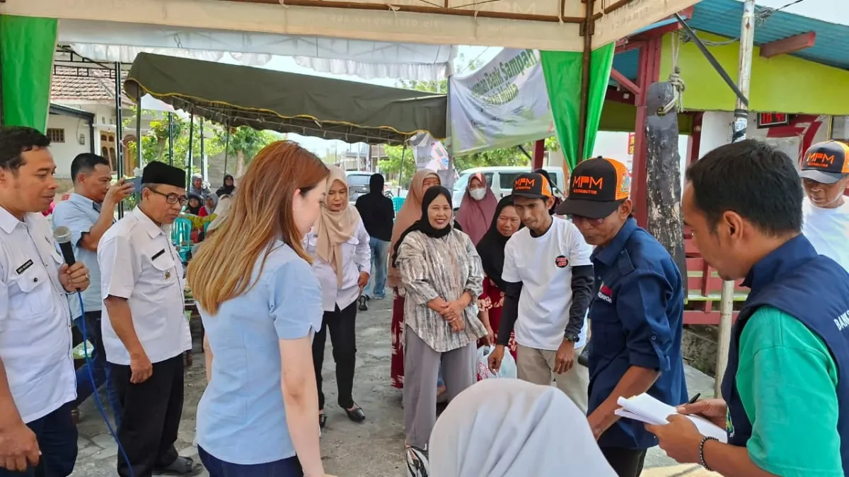 Kegiatan pembinaan Bank Sampah Berkah Mulia di Dusun Ngemplak, Desa Pagerwojo, Kecamatan Perak, Kabupaten Jombang