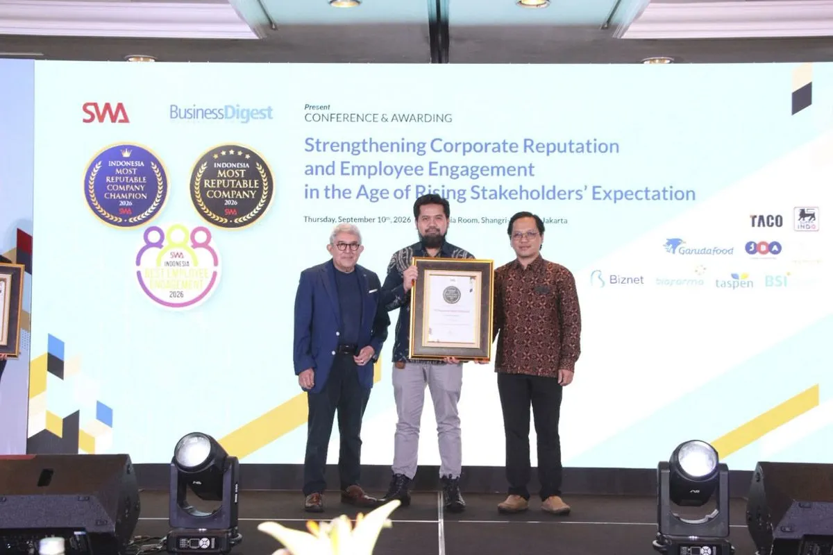 Panasonic Gobel Terima Indonesia Most Reputable Companies Award 2026