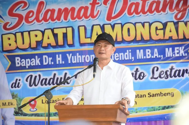 Pemkab Lamongan Bangun Embung Wono Tirto di Kecamatan Sambeng