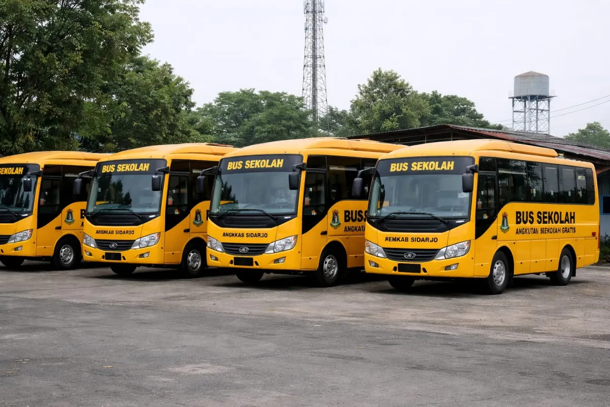 Pemkab Sidoarjo Pastikan Operasional Bus Sekolah Siap Meluncur Awal 2027