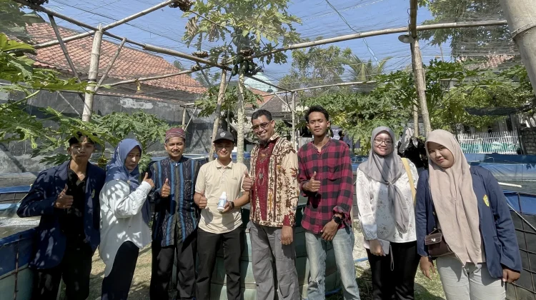 KKN UTM  Beri Pendampingan Peternak Lele Bioflok