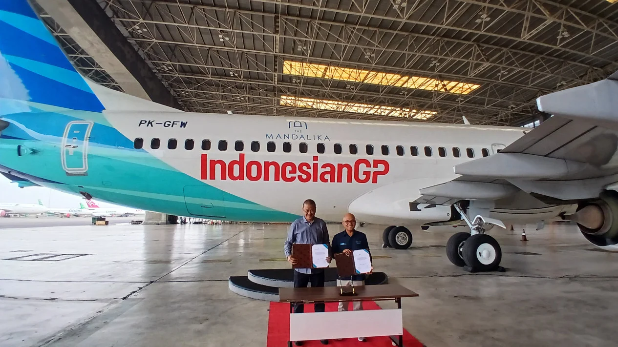 Ramaikan MotoGP Mandalika, Garuda Indonesia Siapkan 14 Ribu Kursi