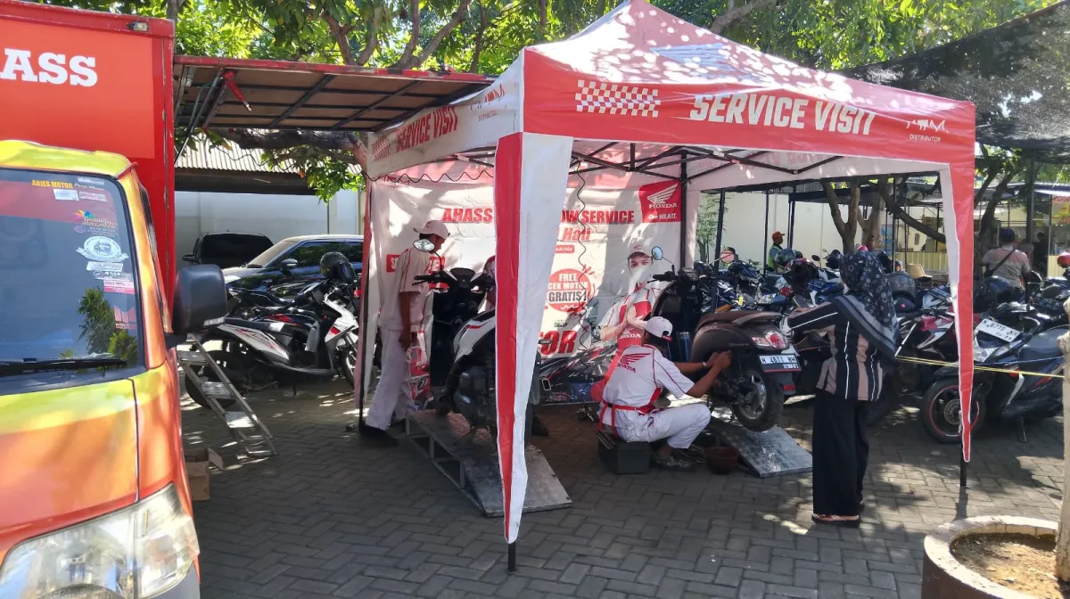Service Visit AHASS, Hadirkan Layanan Perawatan Motor Lebih Dekat ke Konsumen
